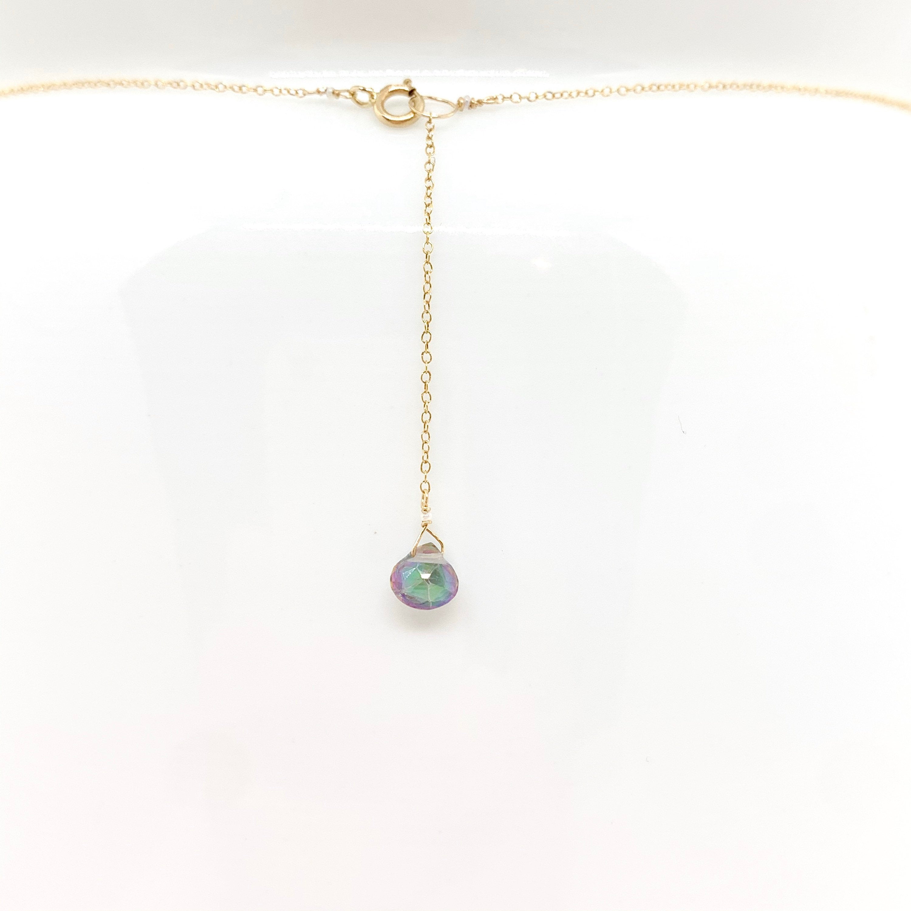 14k Gold Chain Necklace w/ 18k Gold Daisies, 18k Gold Nuggets & Antique Italian Beads