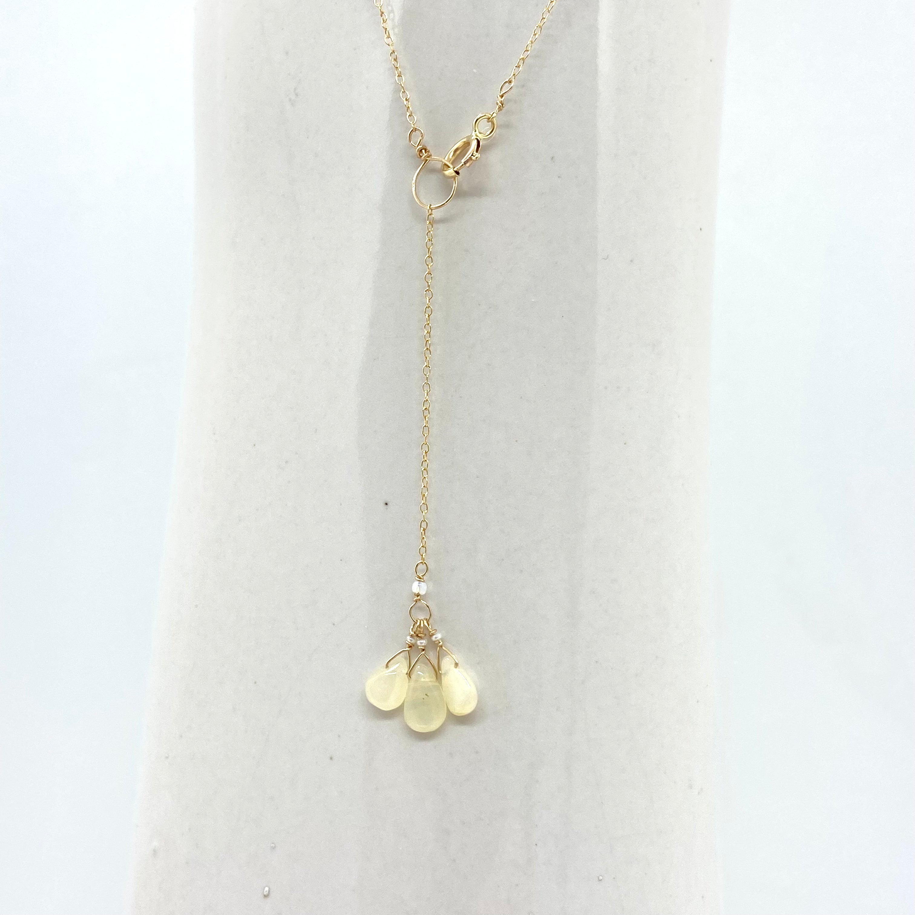 14k Gold Chain Necklace w/ 18k Gold Heart