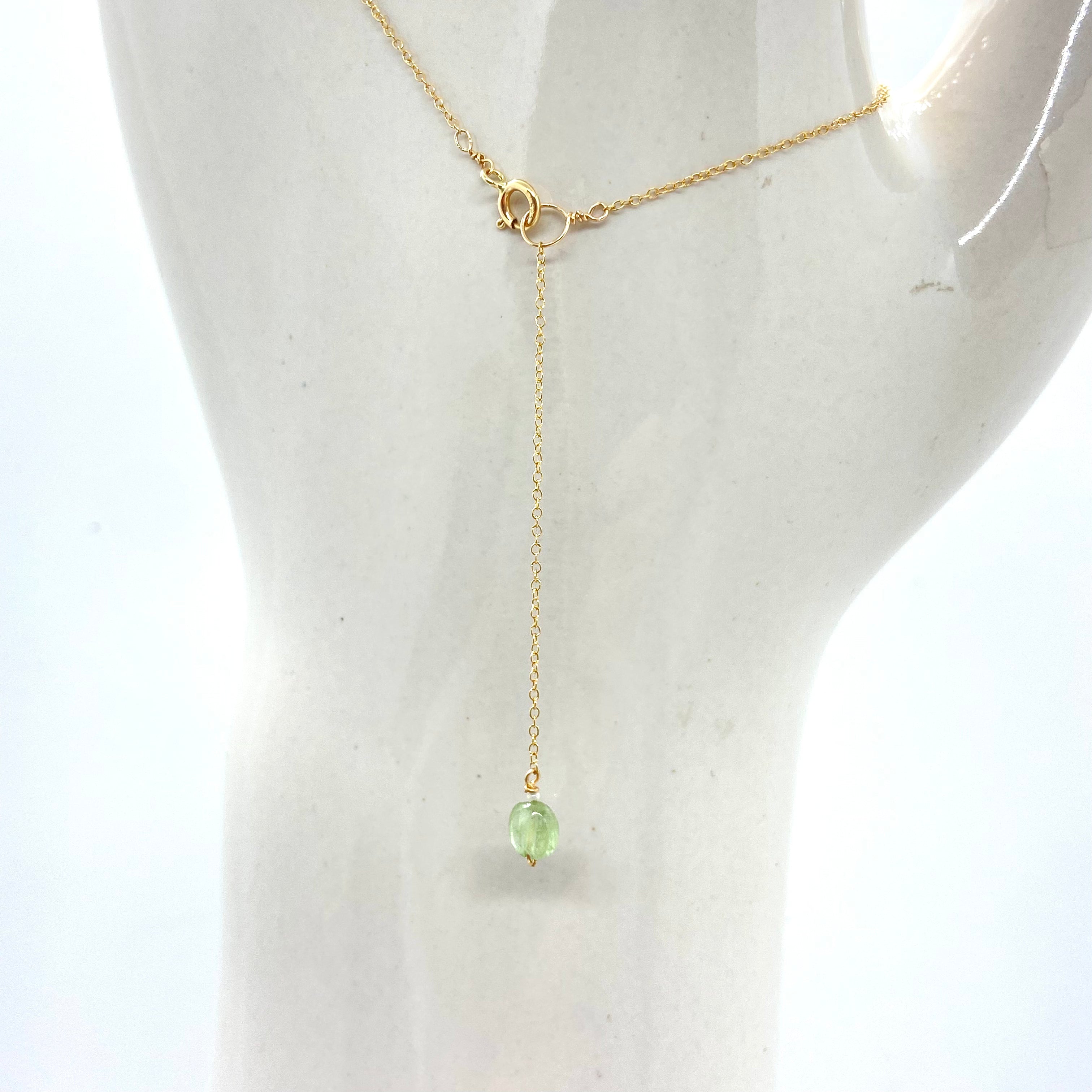 14k Gold Chain Necklace w/ 18k Gold Pendant