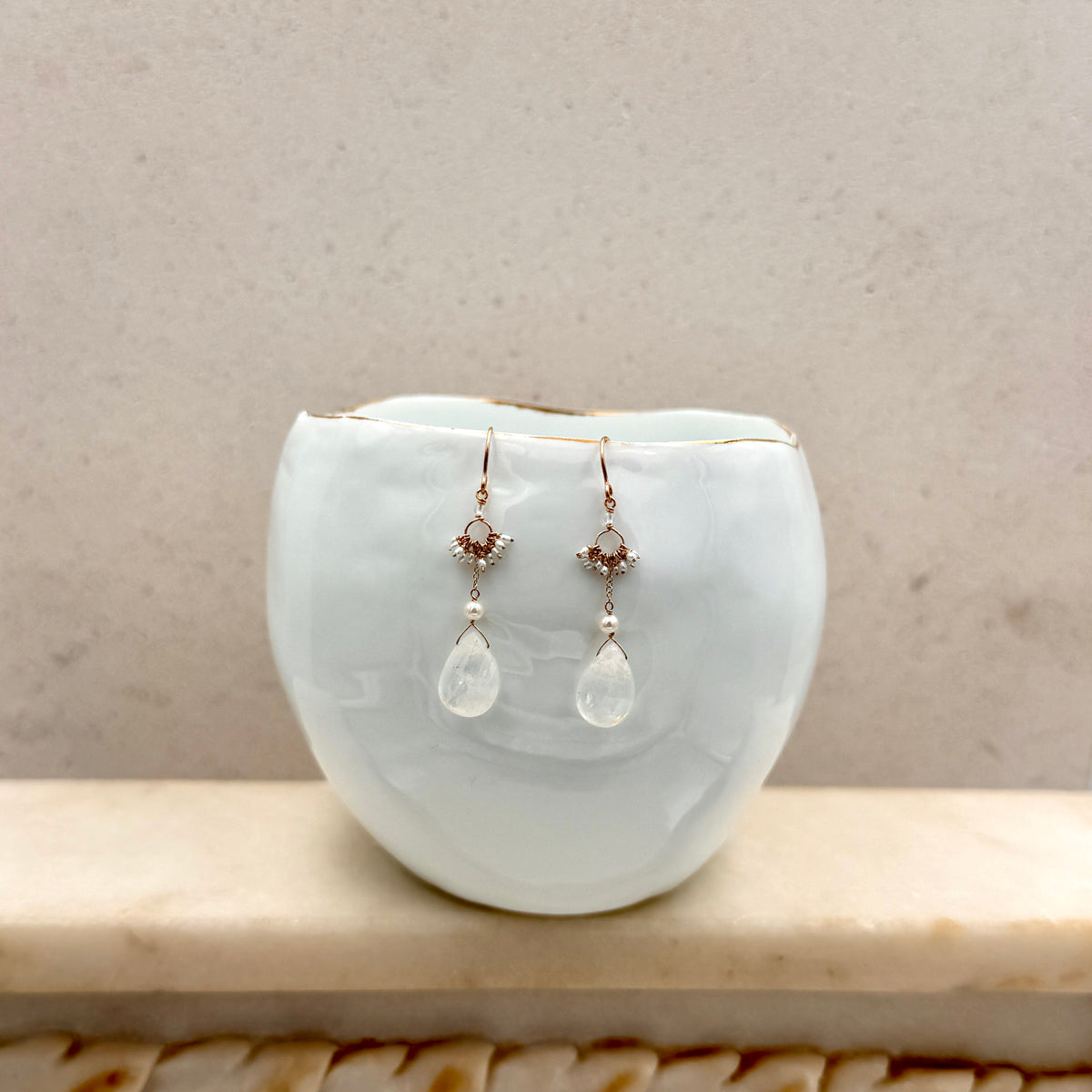 14k Gold Earrings w/