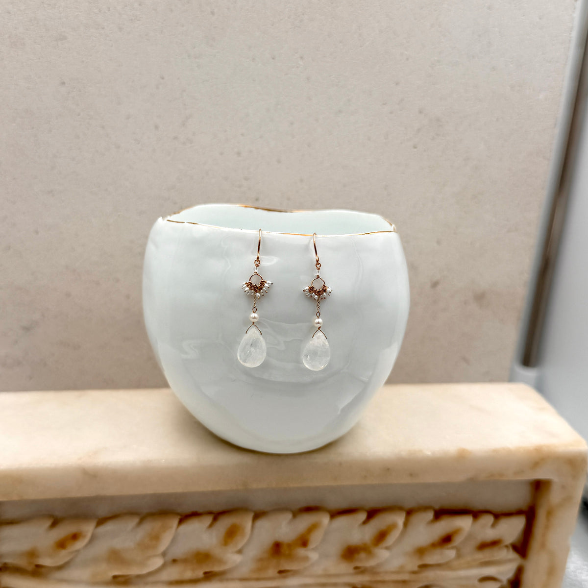 14k Gold Earrings w/