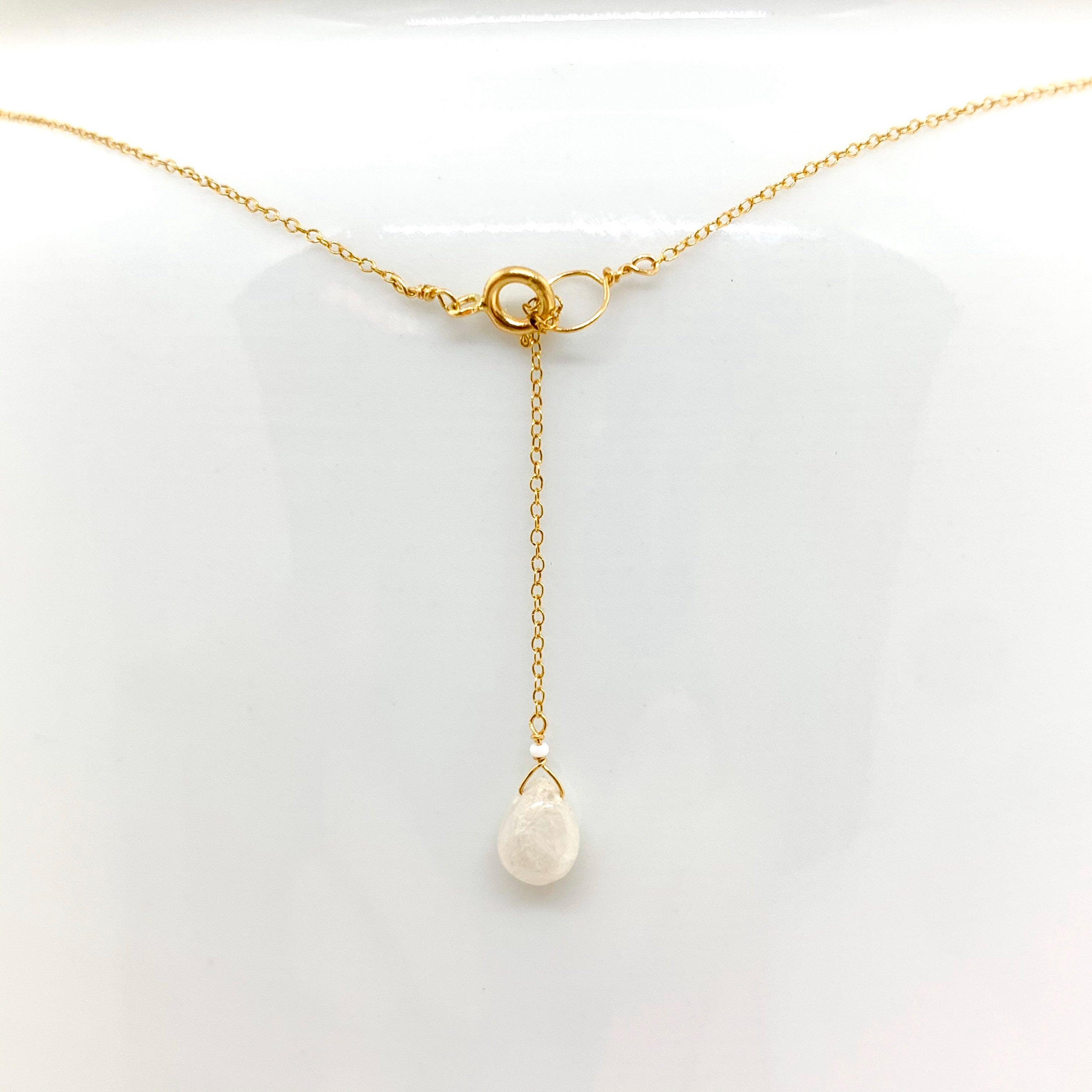 14k Gold Chain Necklace w/ 14k Gold Opal Pendant & 18k Gold Nugget