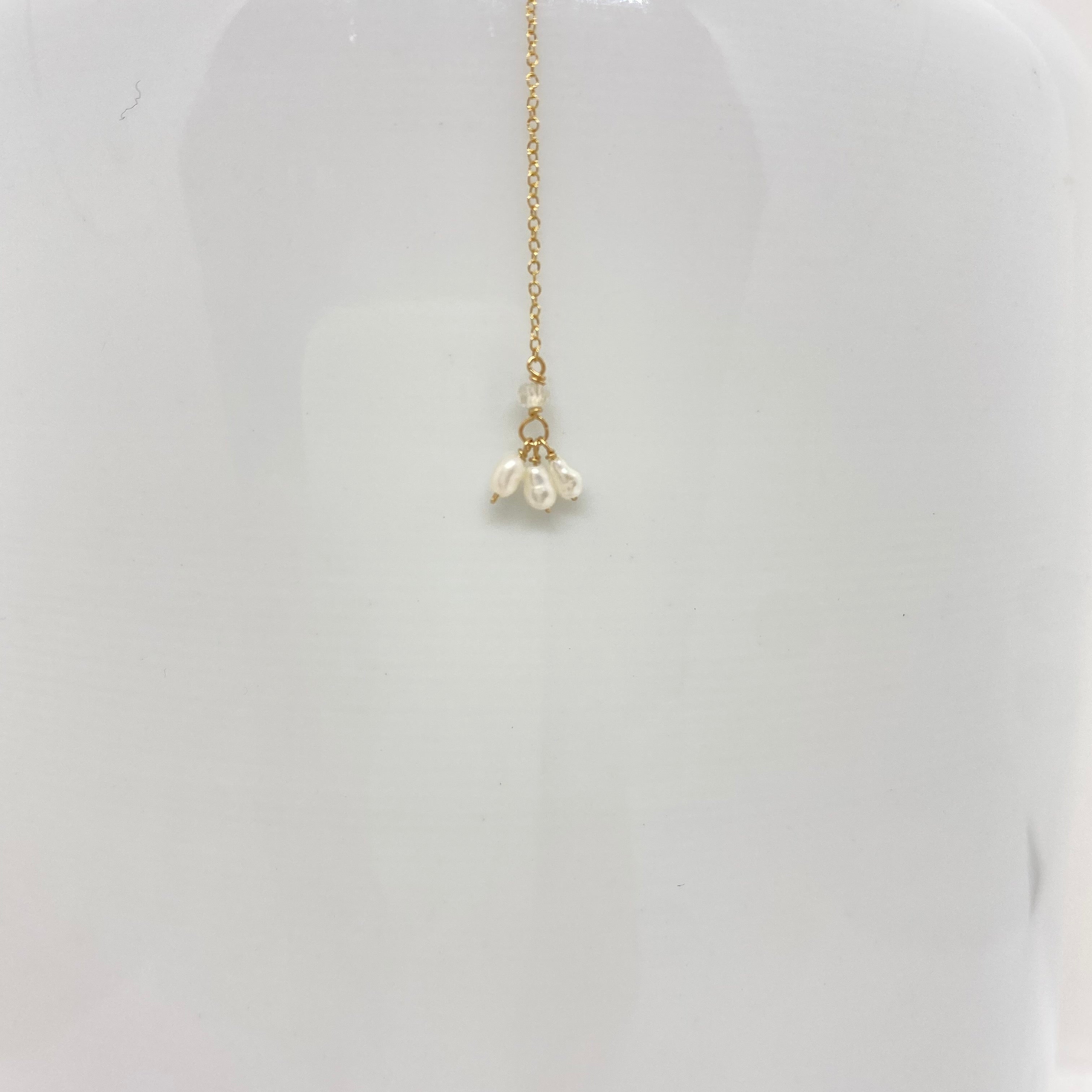 14k Gold Chain Necklace w/ Mystic Topaz & 18k Gold Nugget